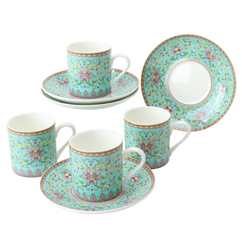 World Menagerie Peckham Bone China Espresso Cup & Saucer & Reviews